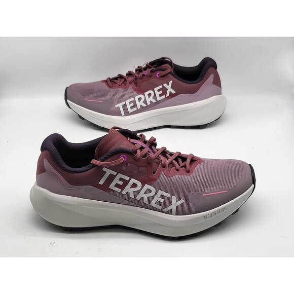 Adidas Terrex Agravic 3 Trail Running Shoes Womens IG6583 Size 11 Purple - Picture 4 of 10